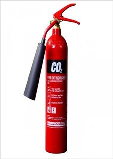 karbondioksit gazli co2 yangin söndürme tüpü